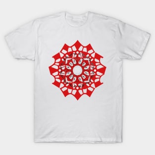 mandala Clamber drawingmandala Skip drawing T-Shirt